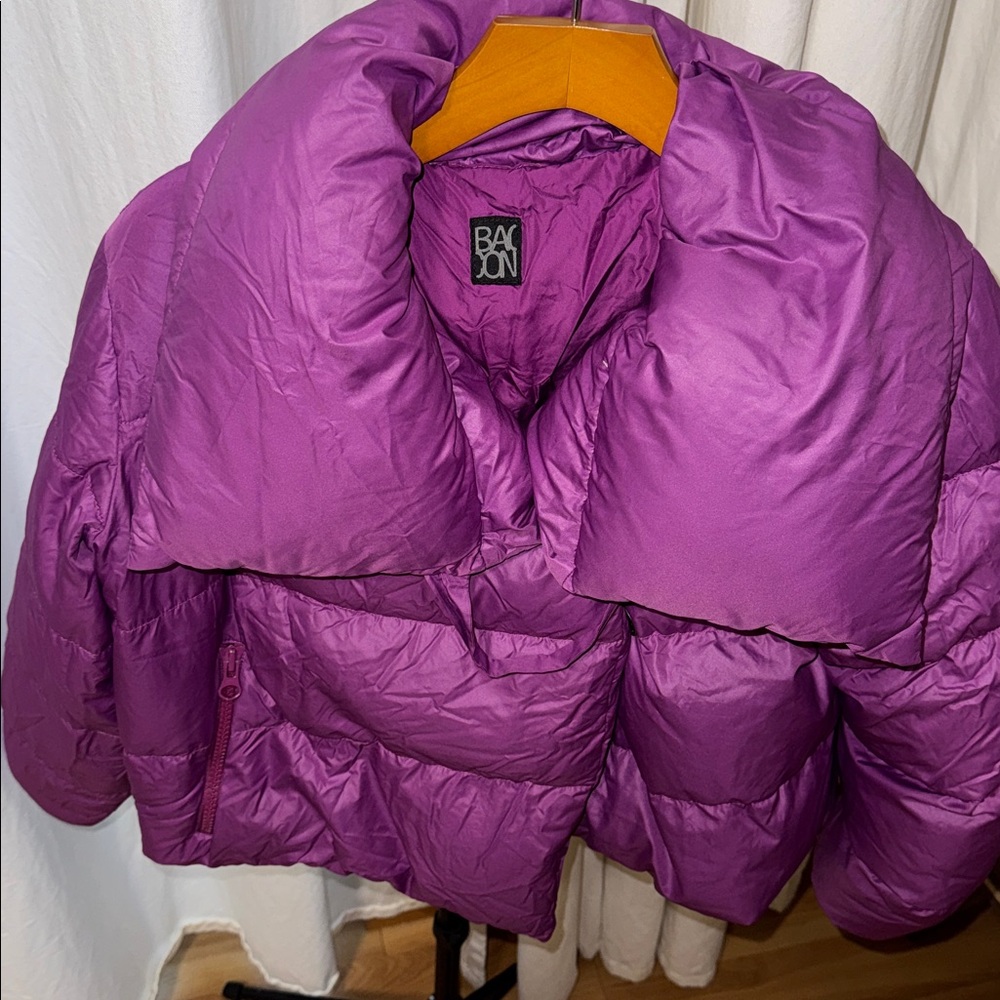 Purple Puffer Jacket - Picture 6 of 7